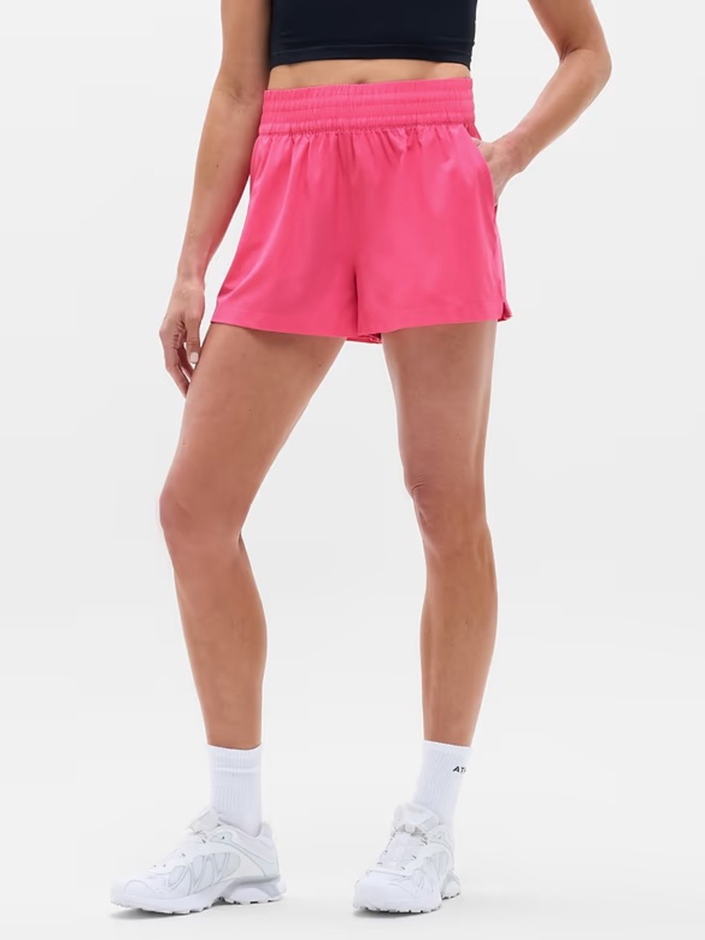 NWT Athleta High Rise Weekender Run Shorts